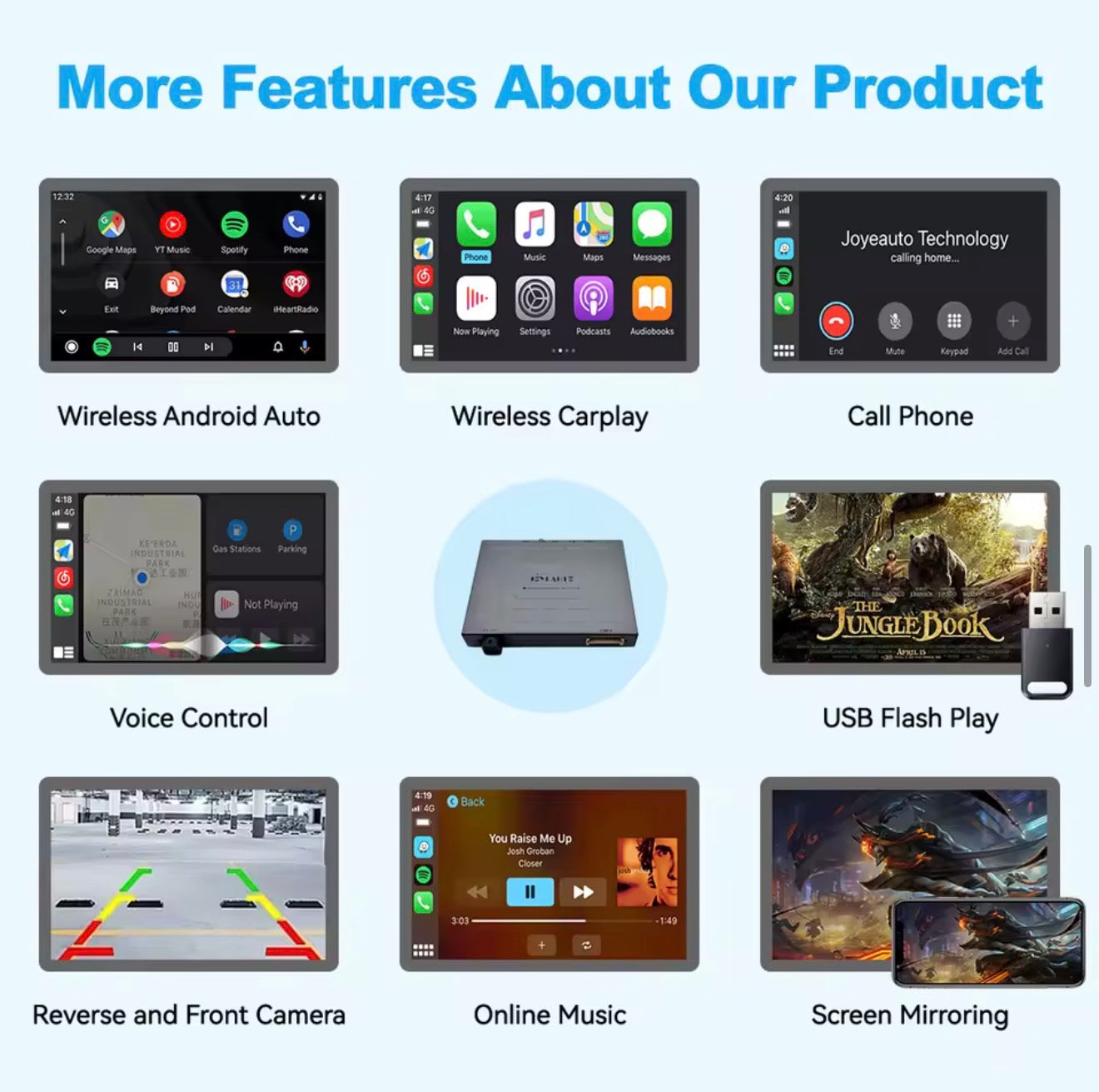 Infiniti Q50 2014-2019 CarPlay & Android Auto Module