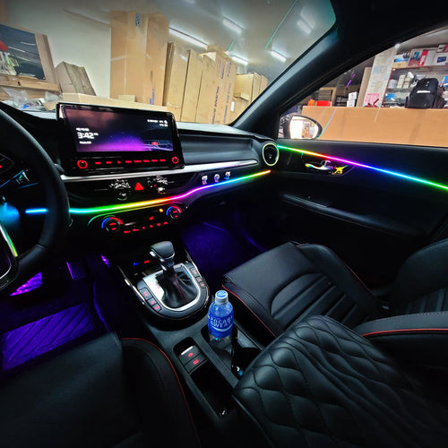 Car Ambient Lighting Kit | Bonus footwell lighting!