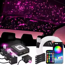 2026 16W Split Starlight Headliner Kit, Fiber Optic RGBW Star Lights for Car Roof Ceiling, APP/Remote Control